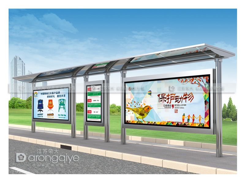 不銹鋼公交候車亭價(jià)格配圖二